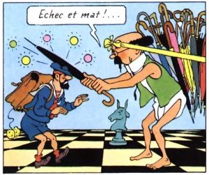 Tintin et le jeu d'échecs
