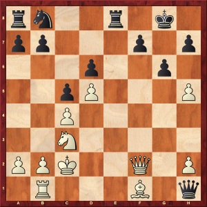 Position finale de la 8e partie du match Anand- Gelfand 2012